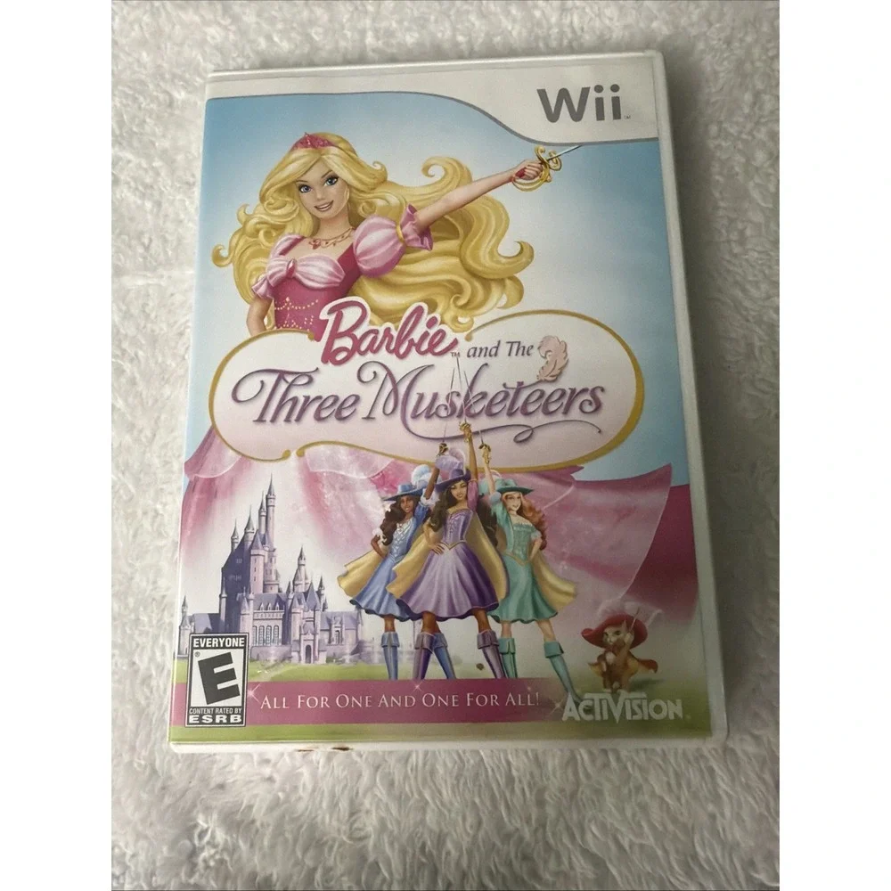 Barbie and the Three Musketeers Nintendo Wii, 2009 Complete CIB Corine Viveca